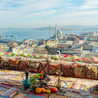 Rooftop photoshoot with Bosphorus View
